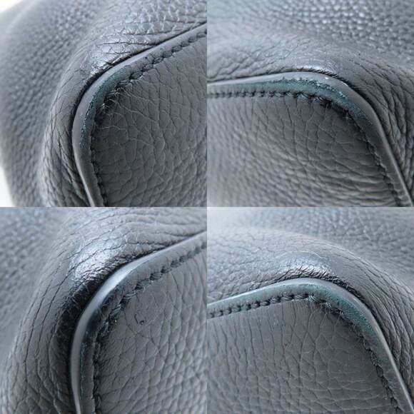 GUCCI Black Leather Shoulder Bag - Picture 4 of 10